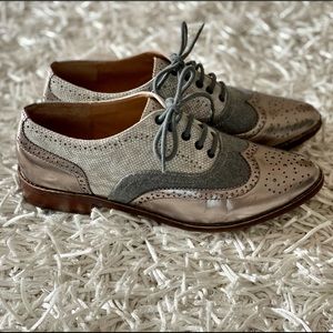 Steve Madden Metallic Oxfords